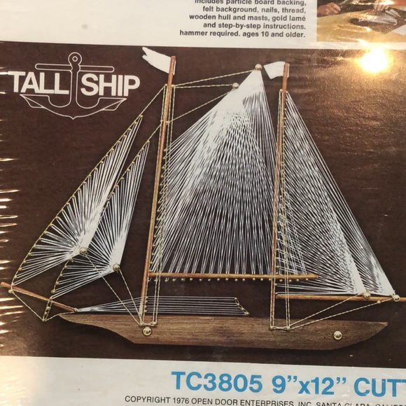 OpenDoor String Art TC3805 Cutter Tall Ship - Picture 2 of 4